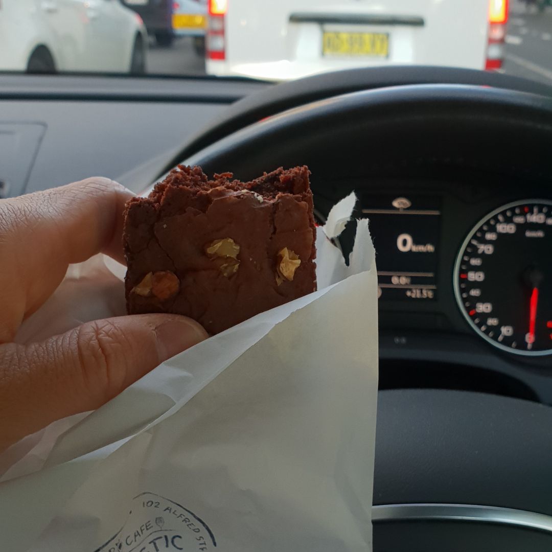 Remi Baneras Grab And Go Breakfast While Commuting 