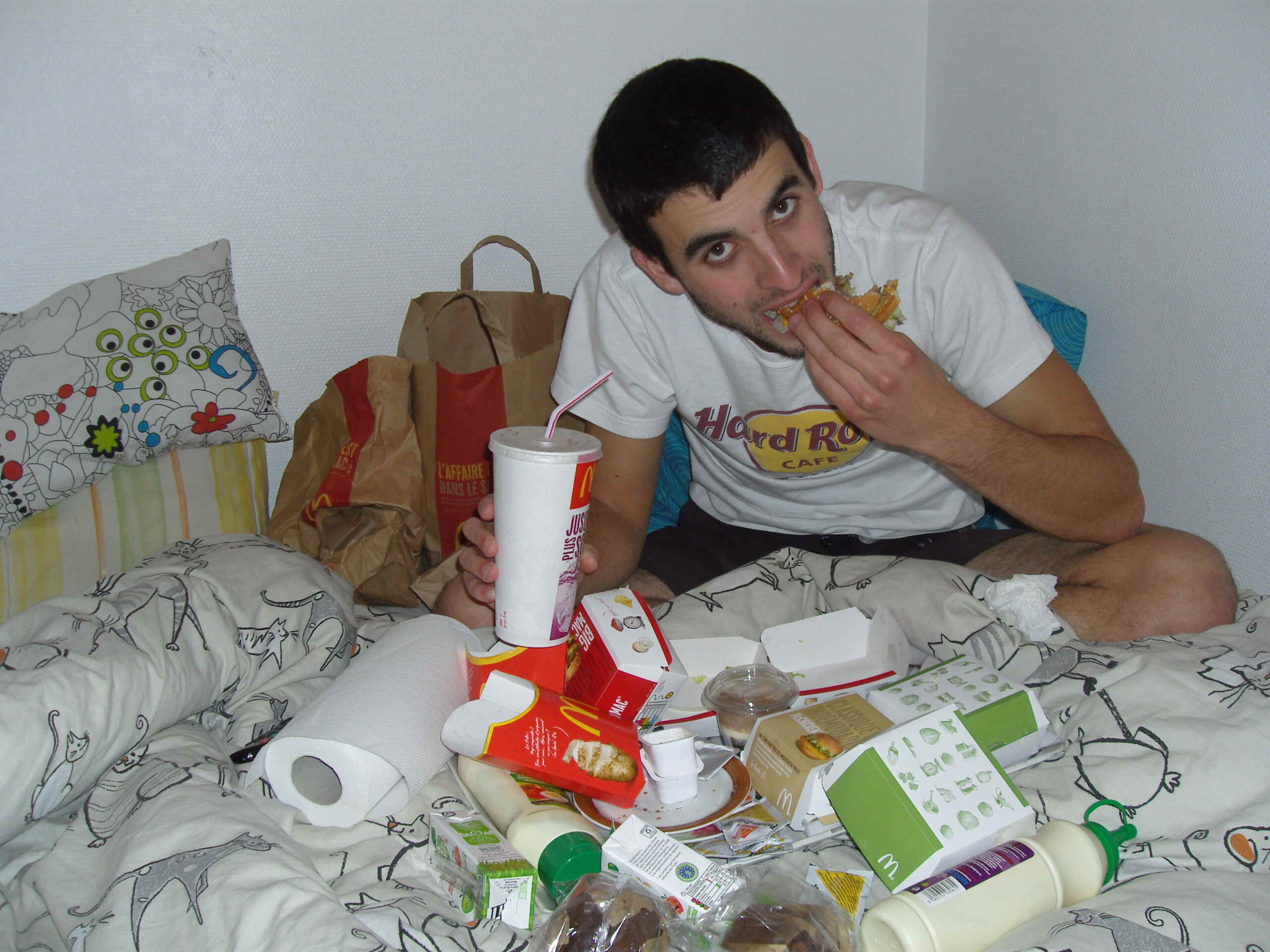 Remi Eating Junk Food